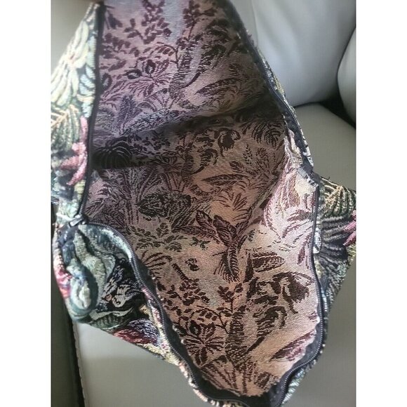 Safari Tapestry Throw Pillow Tiger Jungle 18x17” Elephant Jungle Brush - Picture 13 of 16